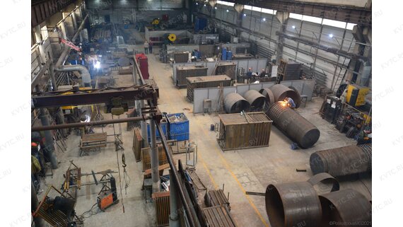 Производство газового парового котла 1200 кг